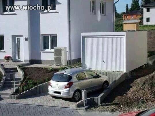 Ciekawe rozwiązanie podjazdu