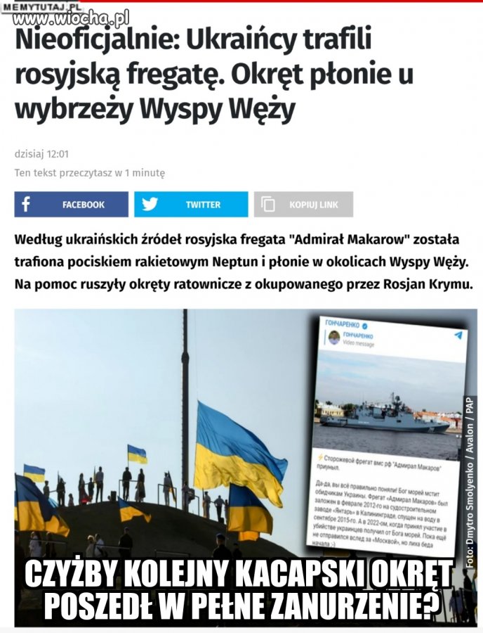 Jeszcze parę takich zdarzeń a Wyspa Węży...