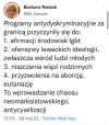 Rozmodlone oczęta, koraliki w rączkach, w sercu nienawiść i jad na języku.