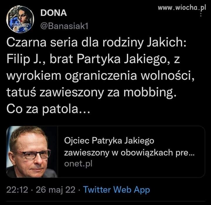 Patryczku i jak to jest pouczać innych, a nie widzieć burdlu w własnym domu. 