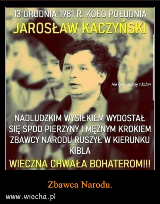 Jarozbaw sprawuje wladze od 7 lat, w tym dumnym narodzie...