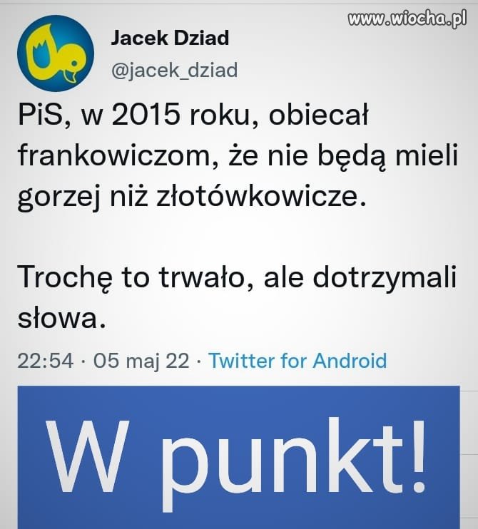 PiS dotrzymuje słowa 
