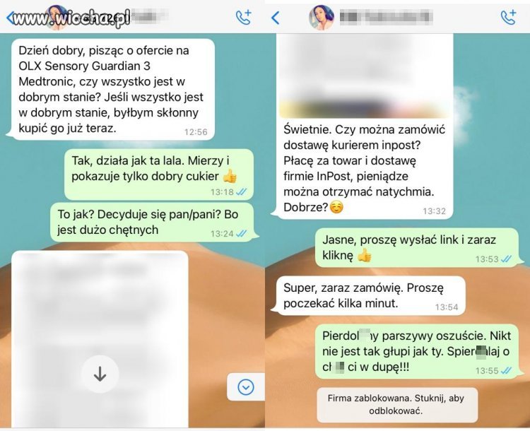Oszustwo na olx