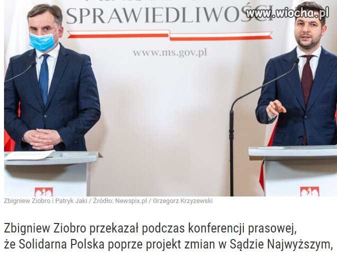 Miękiszon próbował udawać twardego