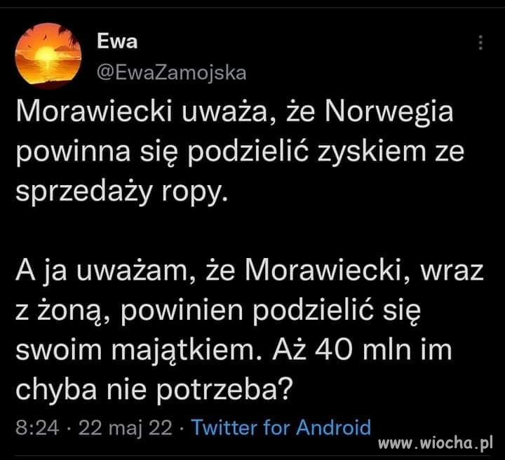 Morawiecki się podzieli 