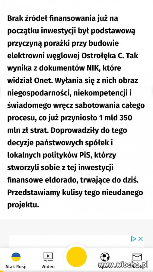 Kolejny przewał psiorów na miliardy