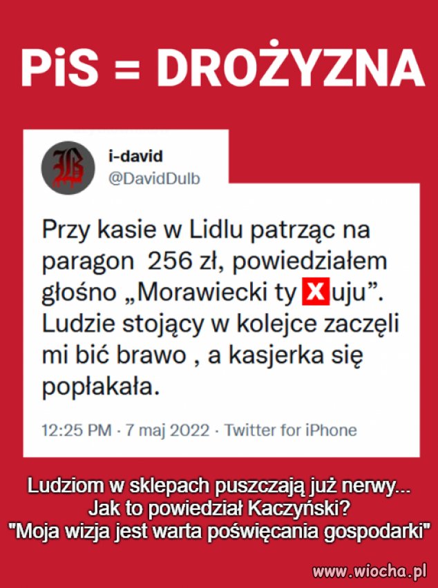 PiS = Drożyzna 