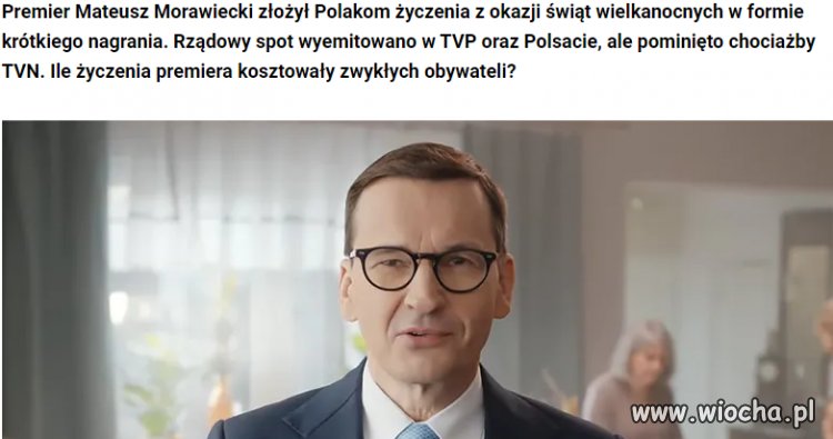 Pewnie nawet w tych życzeniach skłamał