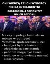 Reprezentanci elektoratu oglupiaja ich jeszcze bardziej...