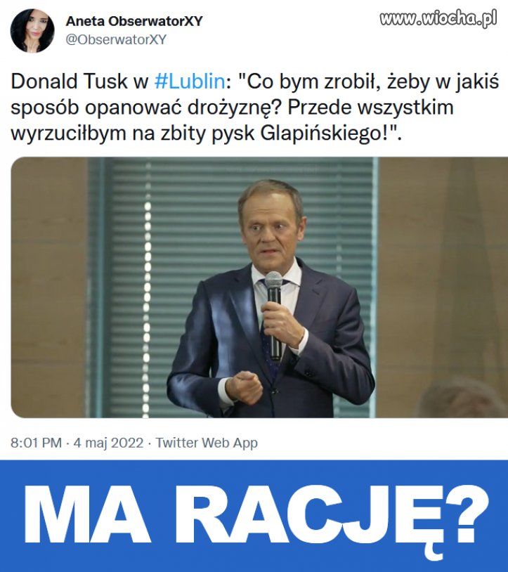 Najpierw bym go rozliczyła z tego wszystkiego,
