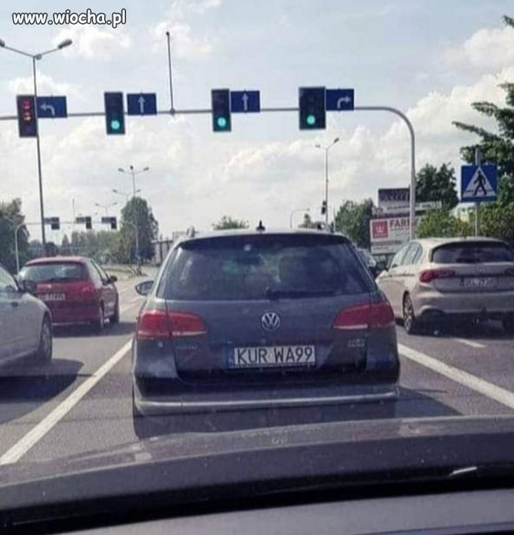 Ale sobie ktoś rejestrację wybrał 