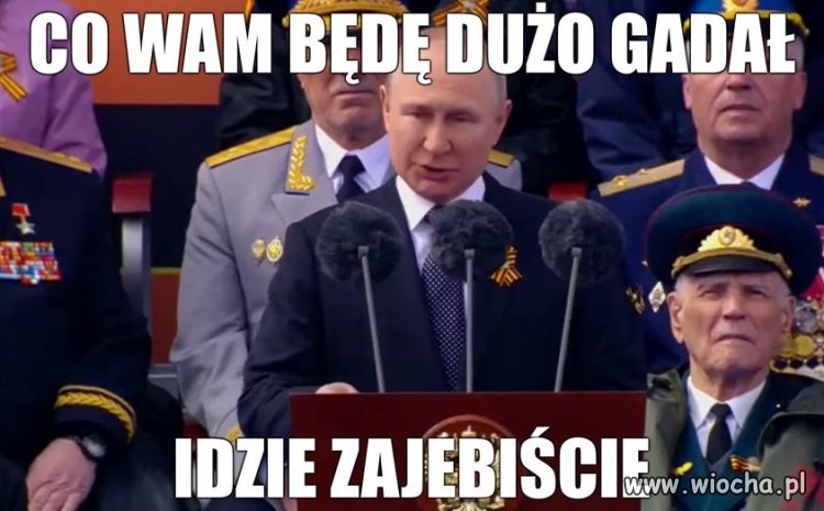 Streszczenie przemowy Putina 