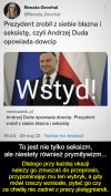 Wstyd Polaków, to duda 