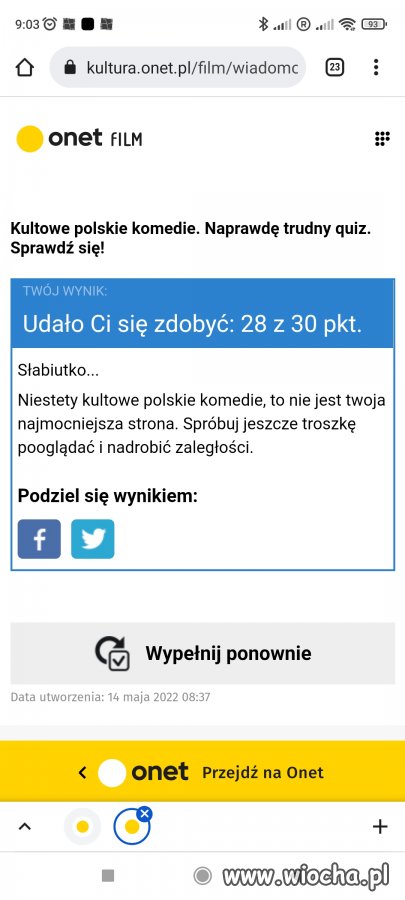 Słabiutko...