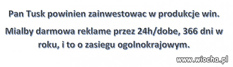 Wszędzie wina Tuska
