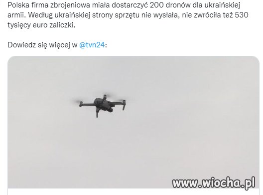 Drony, respiratory, maseczki...