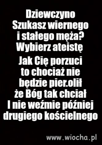 Chyba, że KK jest gwarancją szczęścia dla Ciebie