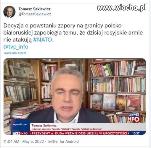 Płot powstrzymuje PUTI_NA
