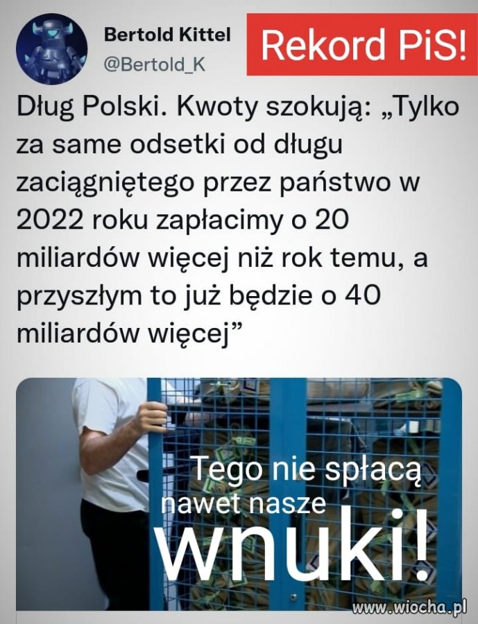 Wnuki tego nie spłacą 