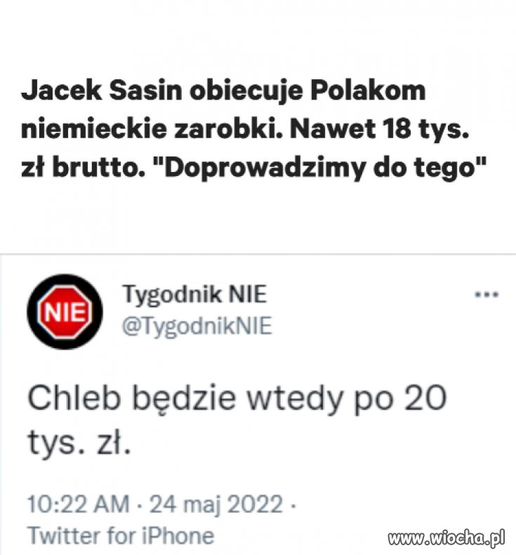 Sasin obiecuje Polakom 