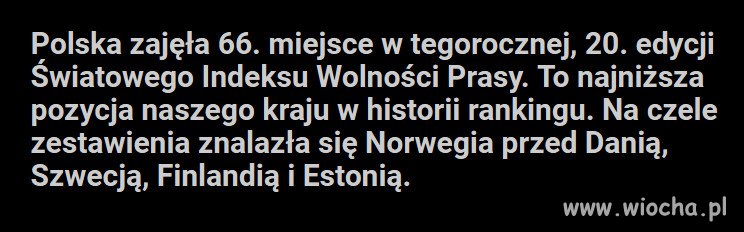 Najwyższe jak dotąd, 18. miejsce, Polska zajęła w 2015 r.