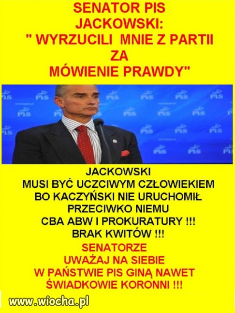 Mówienie prawdy nie jest popularne w PiS...
