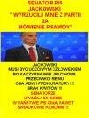 Mówienie prawdy nie jest popularne w PiS...