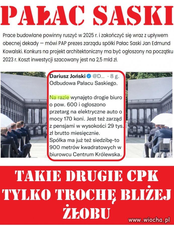 Odbudowa Pałacu Saskiego