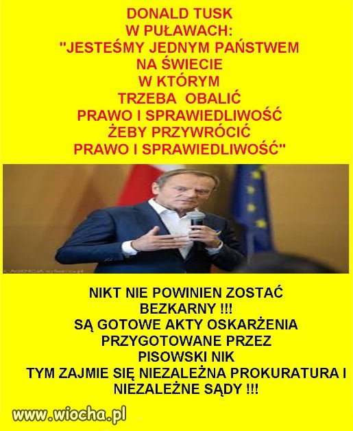 Nazwa partii Kaczynskiego, to oksymoron...