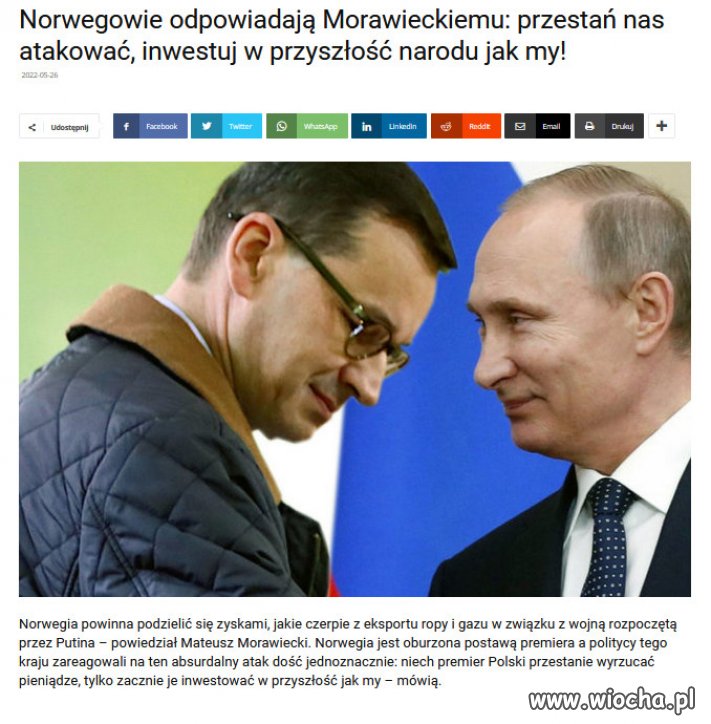 Norwegowie nazwali też władzę PiS reżimem