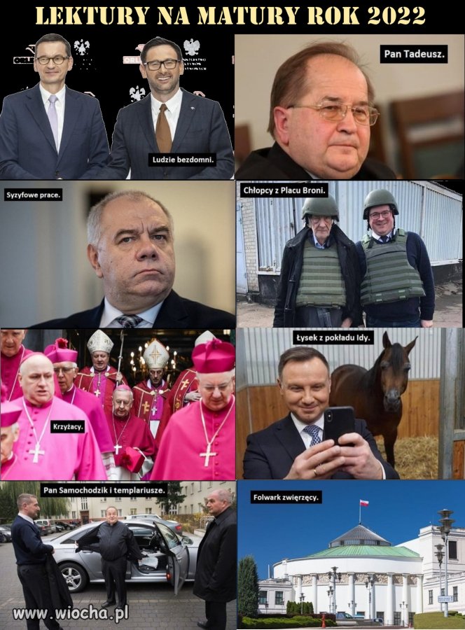 Jakie lektury na maturze?