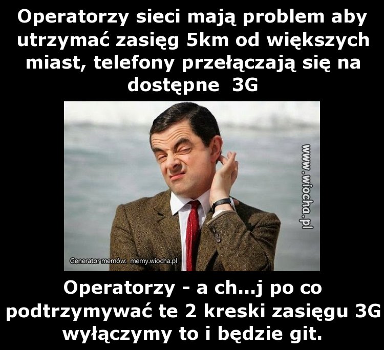Operatorzy sieci mają problem aby utrzymać zasięg
