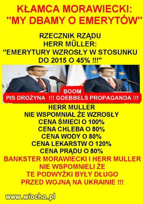 PiS potrzebuje kasy, zeby kupowac wladze i poparcie...