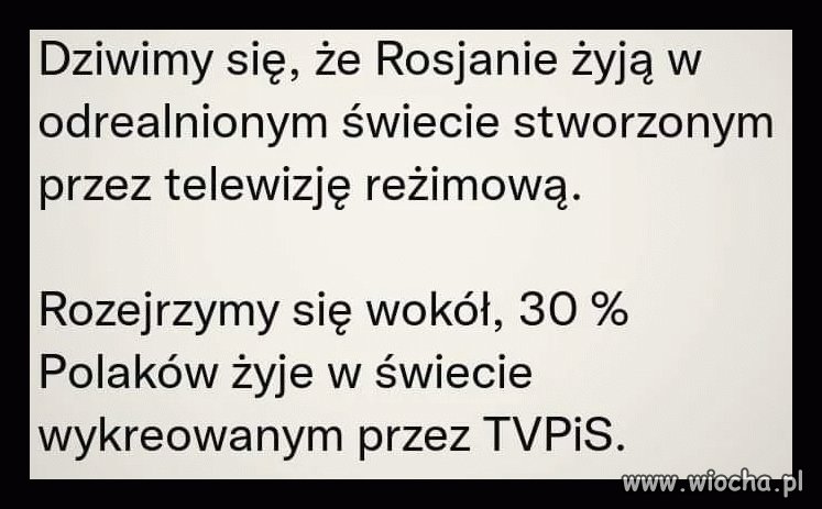 Patrzmy najpierw na siebie