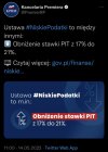 PiS obniży nam podatki z 17% na 21%