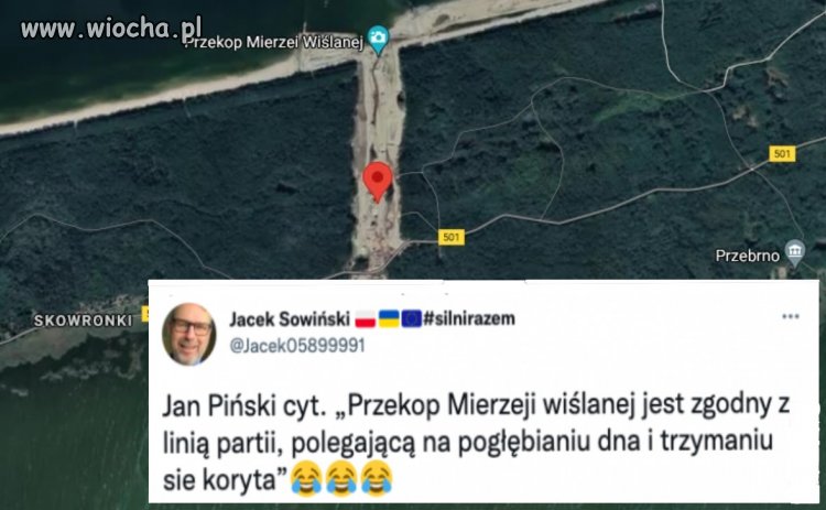 Przekop jak linia sekty pis