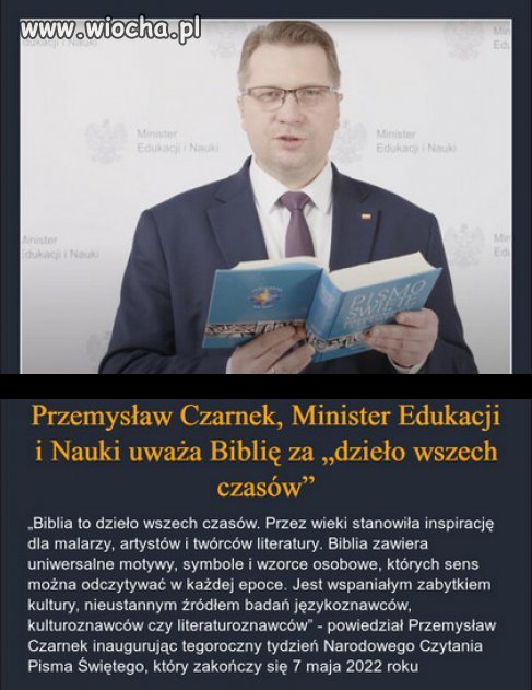Polska XXI w. gdzie katotaliban, pislamista ministrem oświaty...