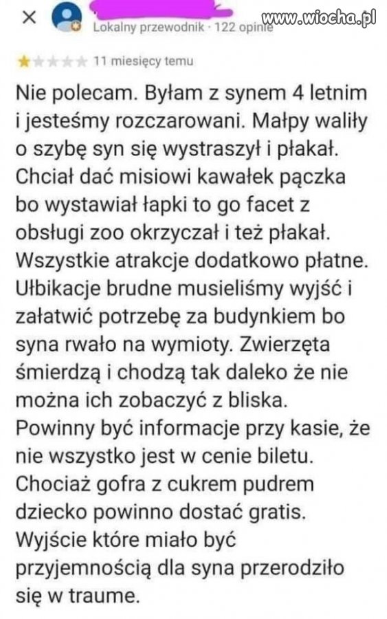 Zoologiczna trauma