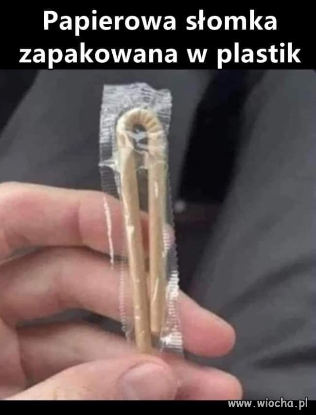 Niby słomka papierowa