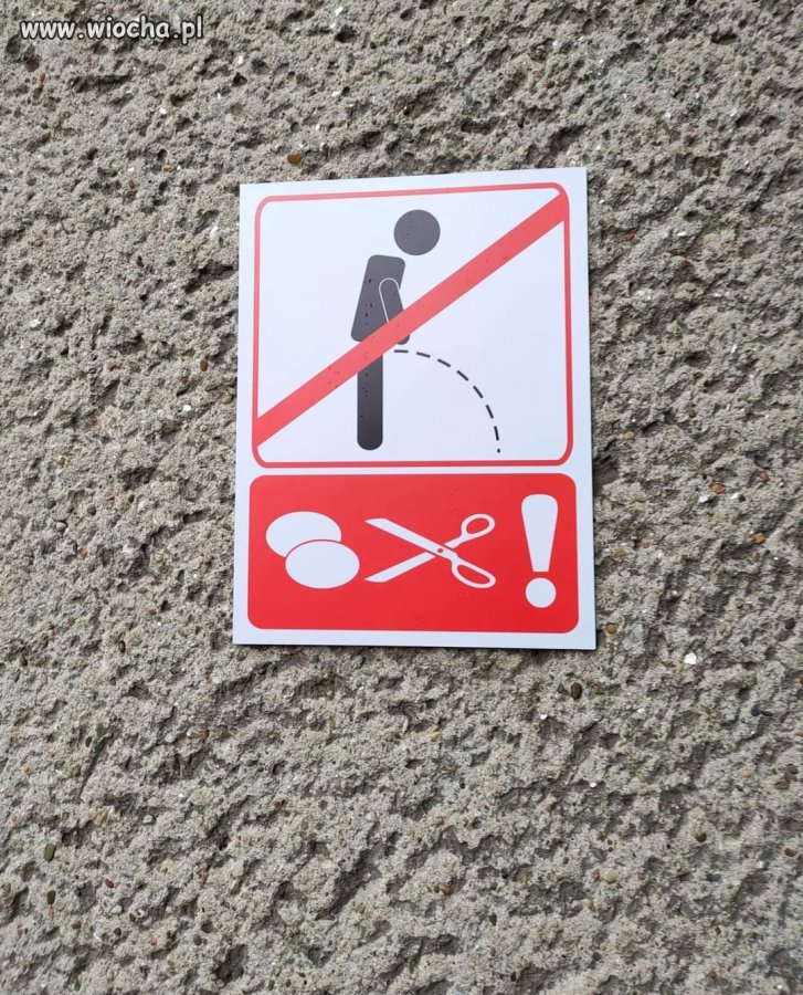 Myślicie, że taka tabliczka skutecznie odstraszy