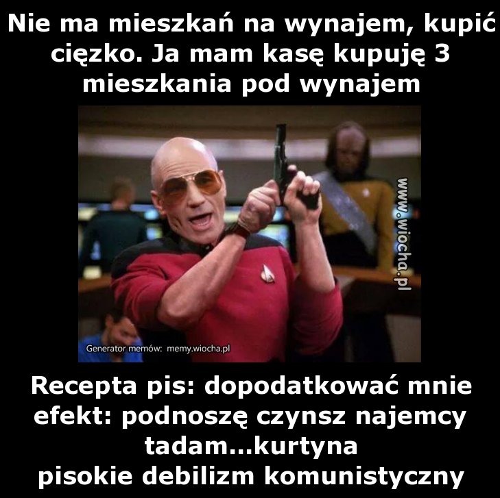 Nie ma mieszkań na wynajem, kupić cięzko. Ja mam