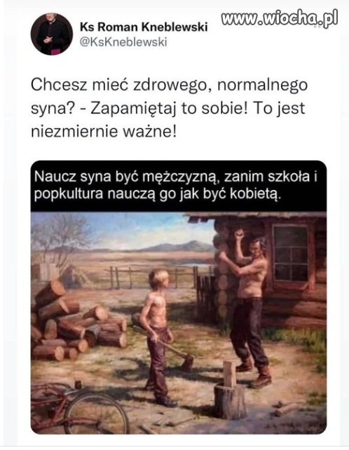 Powiedział facet w sukience