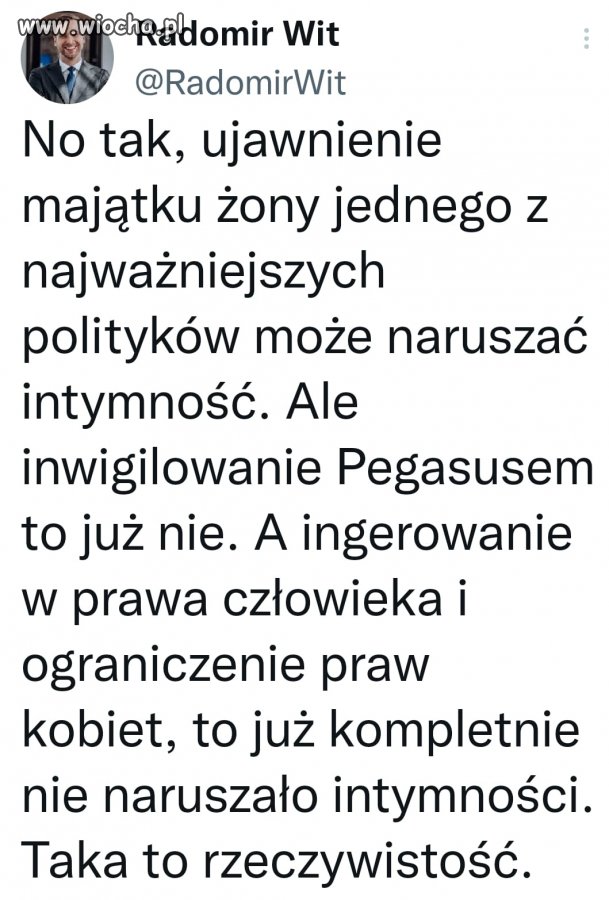 Ja tylko dziwię się tym, którym to nie przeszkadza
