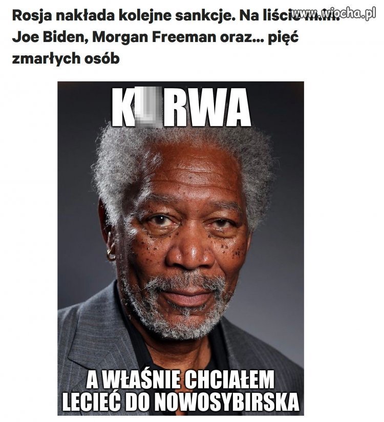 Morgan tyle razy grał prezydenta USA, że mieli prawo się piedrolnąć.