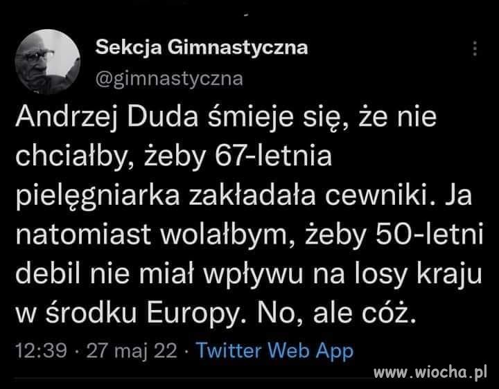 On nie wie że są nawet 70 letnie pielęgniarki aktywne zawodowo?