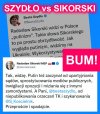 Szydło vs Sikorski 