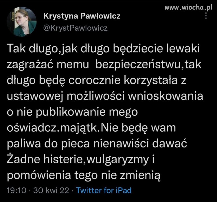 Widzicie lewaki co narobiliście?