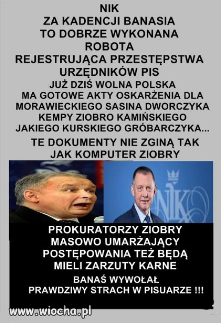 Banas prezesem NIK, to był największy błąd Kaczyńskiego