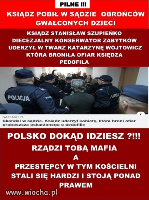 Skandal w sądzie!