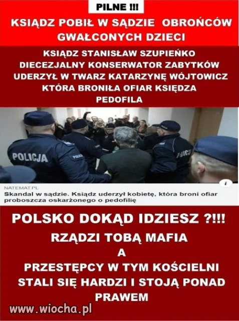 Skandal w sądzie!